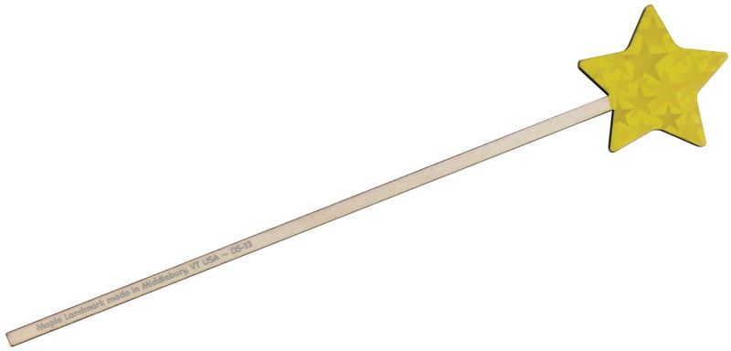 Maple Landmark Silly Sticks - Magic Wands - Made in USA (Yellow) - Image 3
