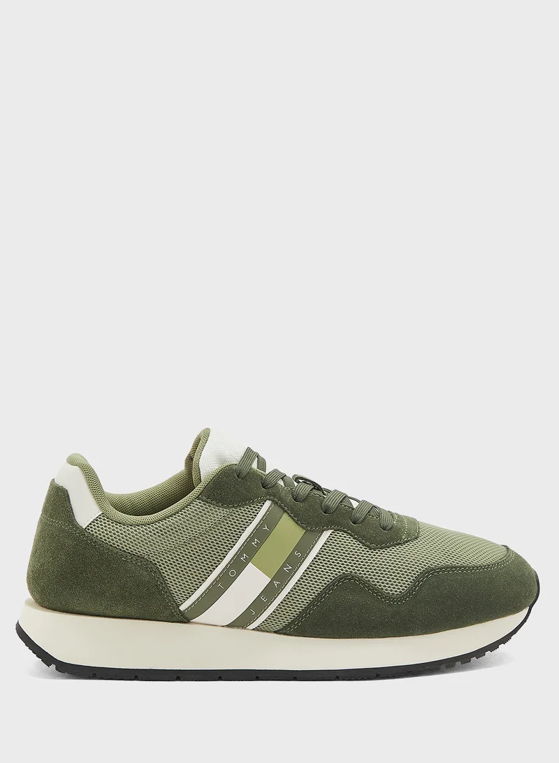 تومي جينز Runner Lace Up Sneakers