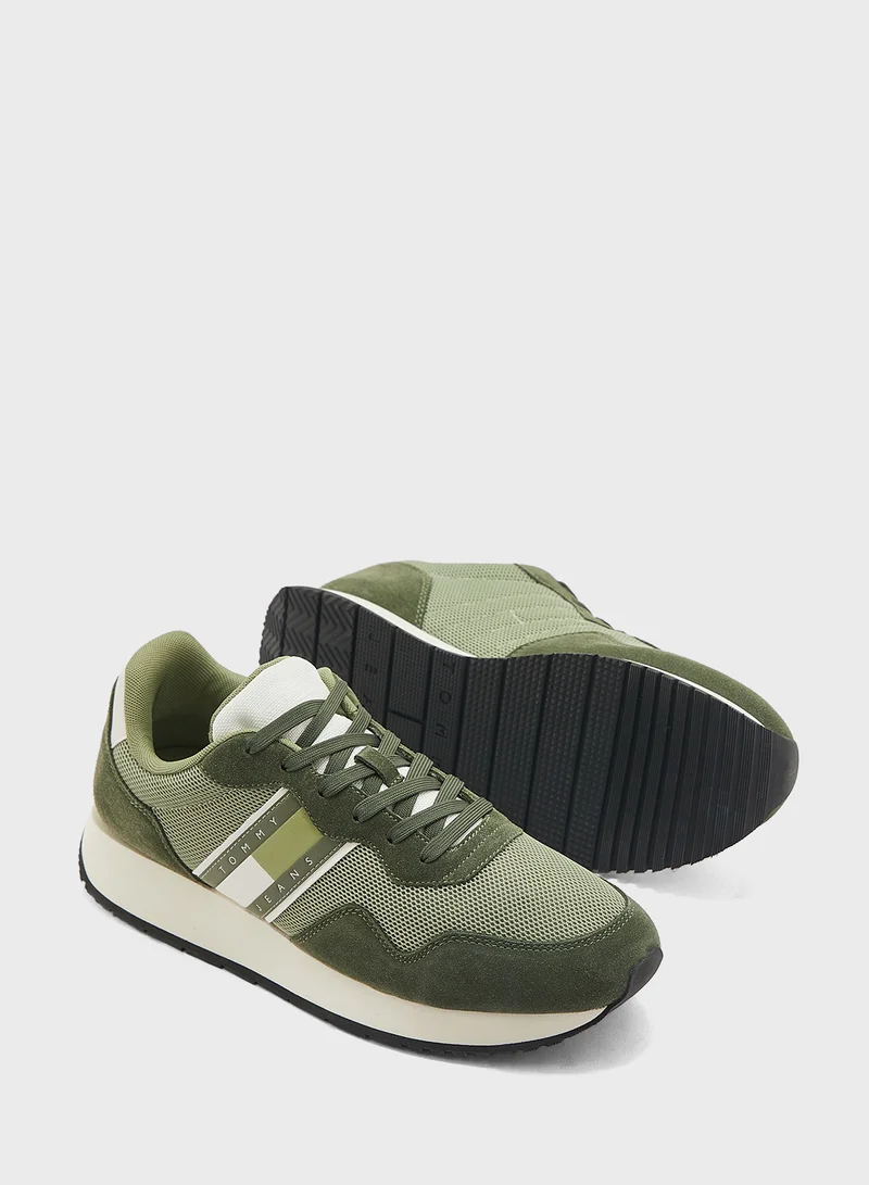 تومي جينز Runner Lace Up Sneakers