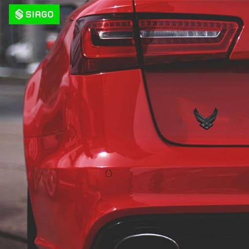SIAGO SIA334 Premium Wings Metal Car Sticker - Durable & Stylish Auto Emblem for Vehicles - Customizable Designs - Easy Installation - Weather-Resistant & Long-Lasting - Image 5