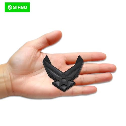 SIAGO SIA334 Premium Wings Metal Car Sticker - Durable & Stylish Auto Emblem for Vehicles - Customizable Designs - Easy Installation - Weather-Resistant & Long-Lasting - Image 2