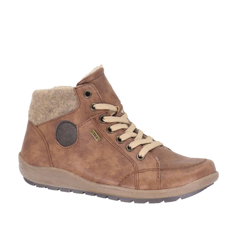 Low Barrel Martin Boots Women'S Lace-Up Front Large Size Round Toe Snow Boots - Image 1