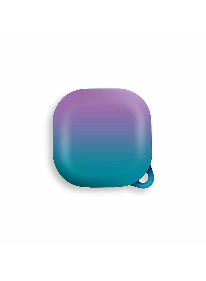 Ozone Case Compatible with Samsung Galaxy Buds 2 Pro  Galaxy Buds 2  Galaxy Buds Pro Galaxy Buds Live Gradient Hard PC Shockproof Case Cover-Purple Blue - Image 1