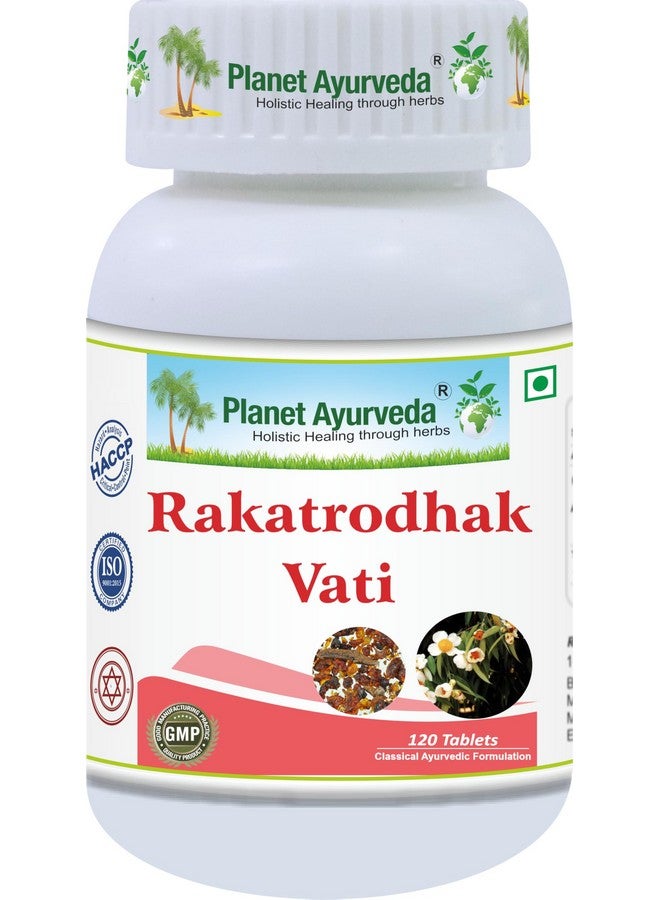 Planet Ayurveda Rakatrodhak Vati, 120 Tablets - Image 1