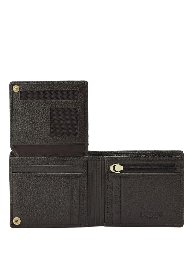 Da Milano  Genuine Leather Brown Mens Wallet for Men | Best Price UAE