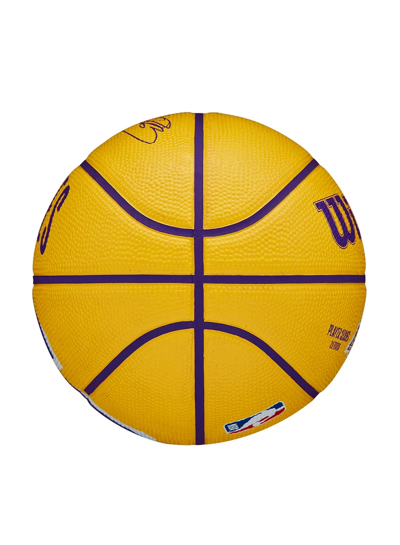 ويلسون كرة سلة NBA بلاير آيكون ليبرون جيمس SZ3 - أصفر/ أرجواني