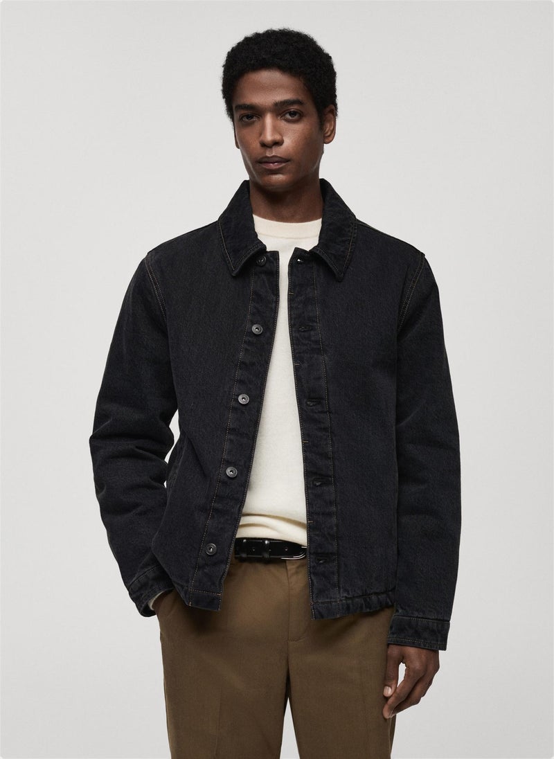 Mango Man Grass Button Down Regular Fit Shirt  - Image 1