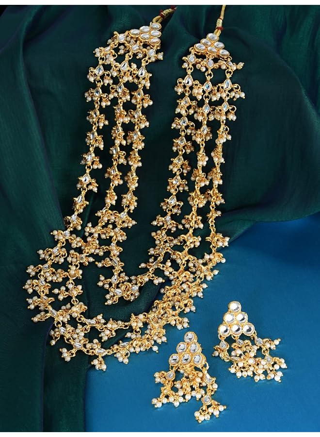 erorex Jewelery Set For Women Golden Zpfk8725 - Image 2