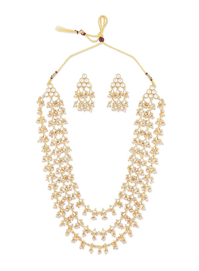 erorex Jewelery Set For Women Golden Zpfk8725 - Image 1