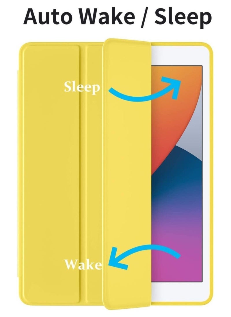 Raxoom Kids Case for iPad 10.2 9th Generation 2021/iPad Pro 10.5/iPad Air 3 with Handle for Boys Full Protective KidsProof Cover Freestanding for 10.2 Inch iPad 8th/7th 2020 2019 - Yellow - Image 3