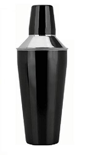 Dynore 2 pc Black Color bar Set - Cocktail Shaker 750 ML and Double Sided Peg Measure 30/60 ML - Image 3