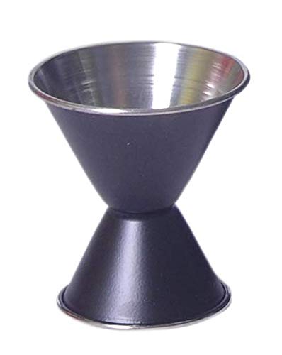 Dynore 2 pc Black Color bar Set - Cocktail Shaker 750 ML and Double Sided Peg Measure 30/60 ML - Image 2