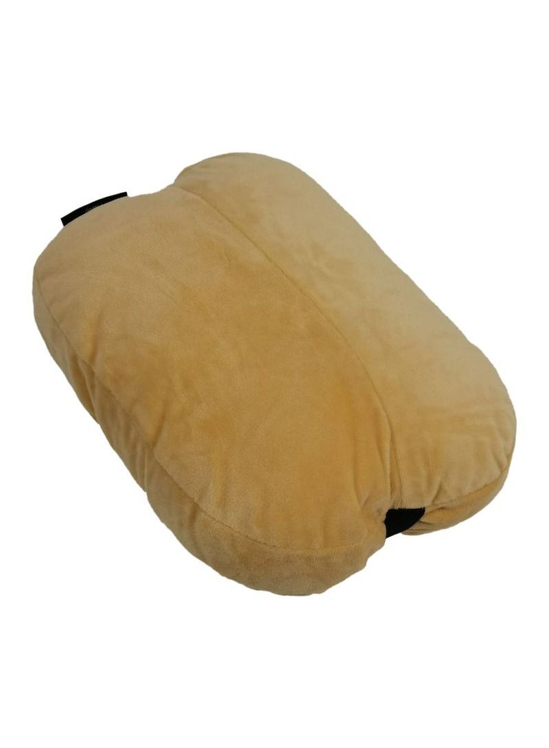 MOB Comfort Travel Pillow Car Neck Rest Grade Memory Foam Contoured  Car Headrest Universal Fit 1 Pcs MOB Beige - Image 1
