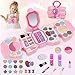 Topsolid Kids Makeup Kit for Girl Real Washable Makeup for Kid with Mirror Kids Makeup Sets for Girls 58 Princess Toys Cosmetic Set Christmas Birthday Gifts Toys for 3 4 5 6 7 8 Year Old Girls - Image 3