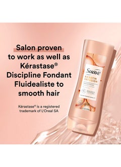 Suave Keratin Shampoo, Conditioner Set + Hair Smoothing Serum, Treatment For Dry, Damaged Hair (3 Piece Set)  - Image 4