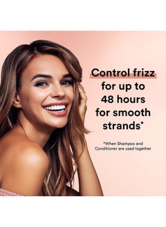 Suave Keratin Shampoo, Conditioner Set + Hair Smoothing Serum, Treatment For Dry, Damaged Hair (3 Piece Set)  - Image 3