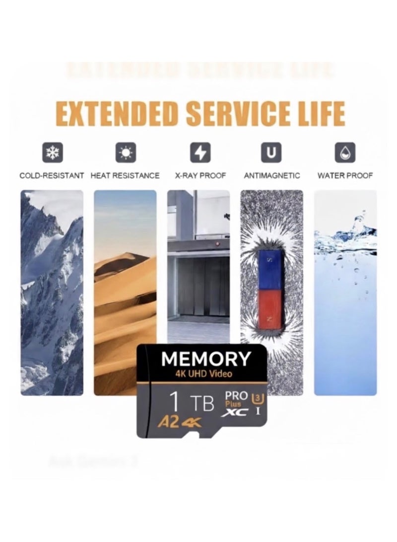 Memory Card 1TB 4K UHD Pro Plus – High Performance Storage for Mobile, Tablets, Toys, and Gaming Devices - Image 5