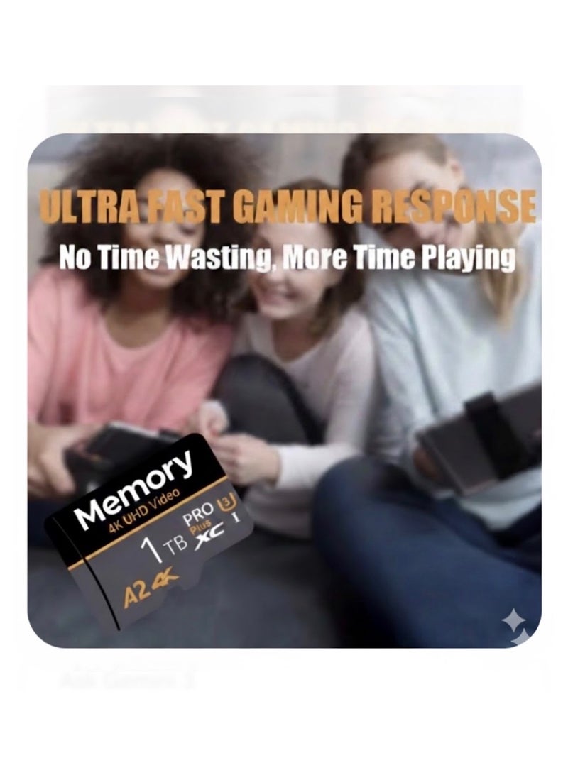 Memory Card 1TB 4K UHD Pro Plus – High Performance Storage for Mobile, Tablets, Toys, and Gaming Devices - Image 3