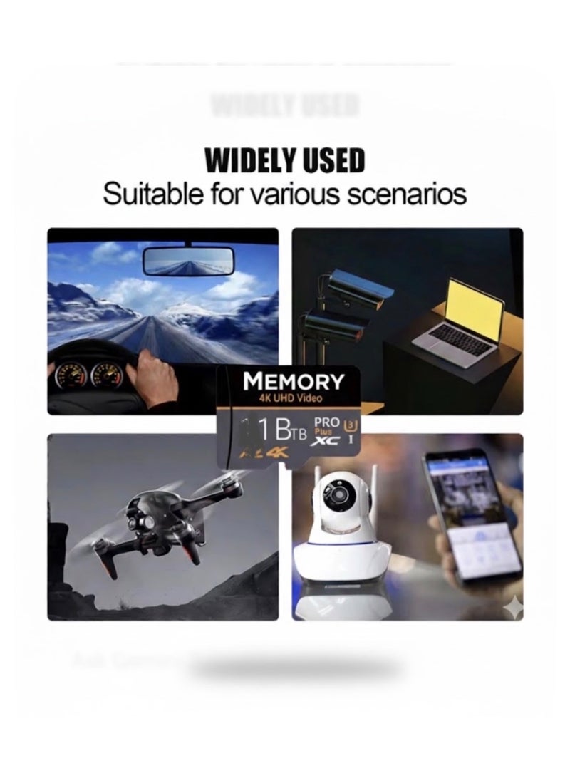 Memory Card 1TB 4K UHD Pro Plus – High Performance Storage for Mobile, Tablets, Toys, and Gaming Devices - Image 4