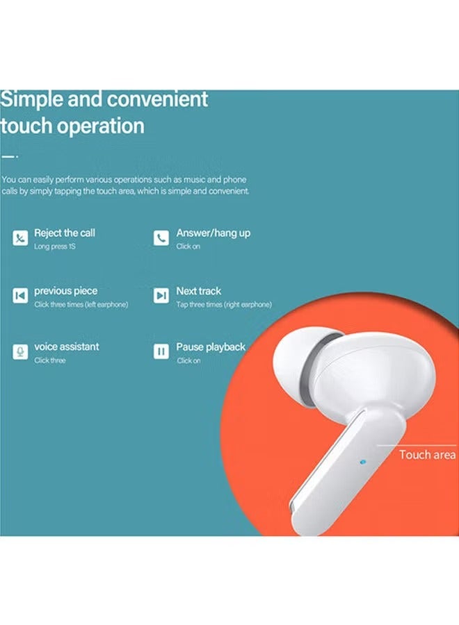 Lenevo XT90 Bluetooth Wireless In-Ear Earbuds With Charging Case White - Image 2