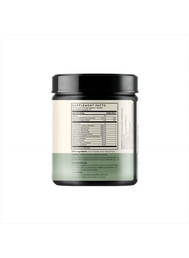 Terra Origin Healthy Gut Mint Flavor |30-Servings with L-Glutamine, Zinc, Glucosamine, Slippery Elm Bark, Marshmallow Root and More! - Image 3