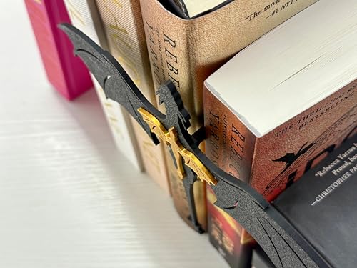 TwoDays 4th Wing Inspired Dragon Bookshelf Display Decor, Fantasy Romance Merch, Book Accessories Merchandise, Gifts for Bookish Book Lovers Library (8.5'' x 6.8'') - Image 5