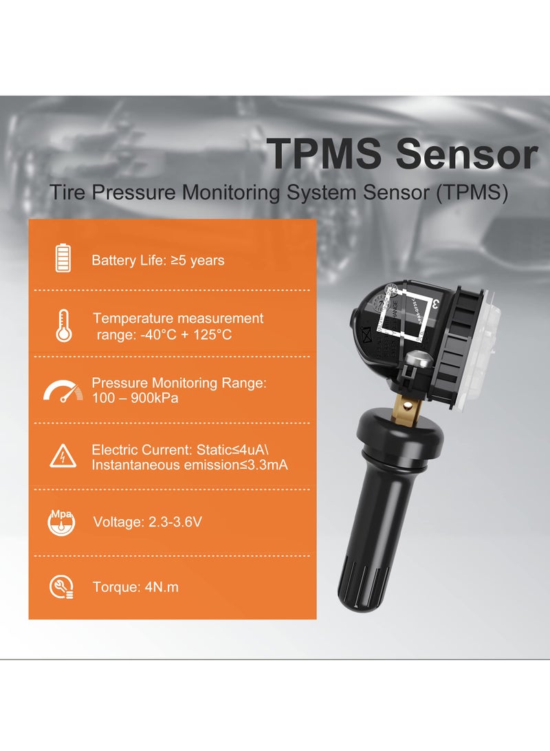 حساس ضغط الإطارات TPMS 315MHz لمركبات GM، متوافق مع بويك، كاديلاك، شيفروليه، جي إم سي، بونتياك، يستبدل 13598771، 13598772، 13586335 - Image 3