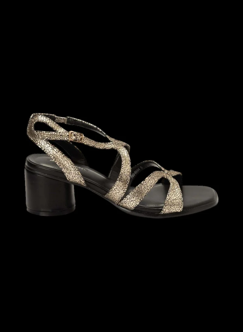 Bata Decorative Strap Block Heel Sandals