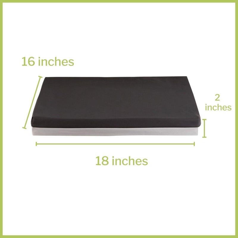 McKesson Seat Cushion for Wheelchairs and Office Chair, Foam/Gel, 18 in x 16 in x 2 in, 1 Count - Image 4