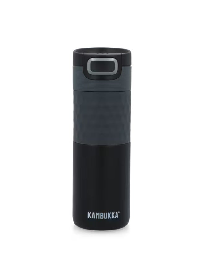 كامبوكا كوب حراري من الفولاذ المقاوم للصدأ من إتنا جريب، أسود ورمادي، سعة 500 مل - Image 1