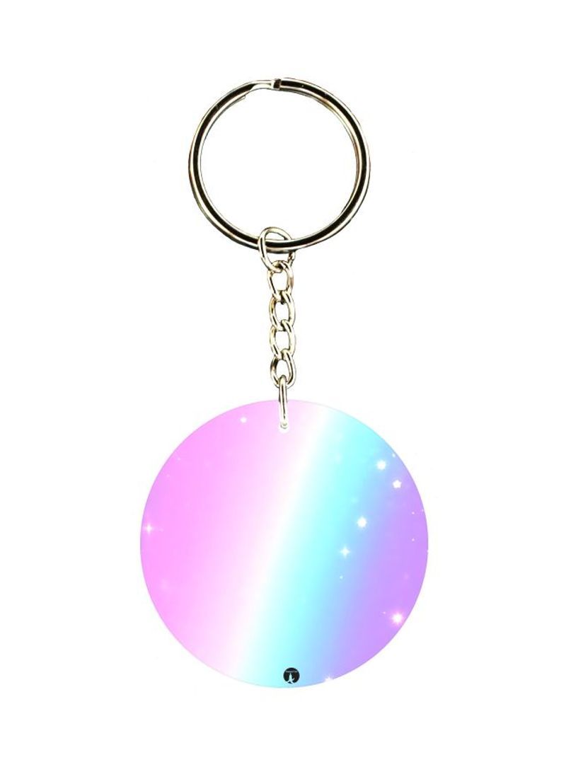 Single Side Printed Keychain