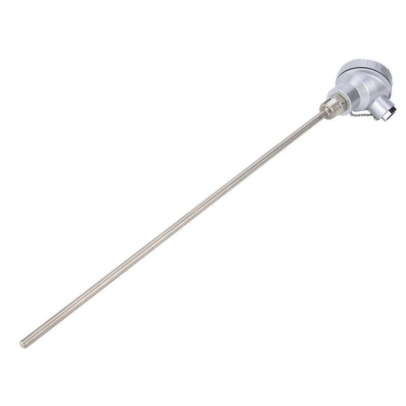 PT100 Temperature Sensor: 400mm Protection Tube, 1/2'' NPT Thread, Anti Rust Anti Corrosion - Easy To Install Sensor Probe for Temperature Controllers - Image 1