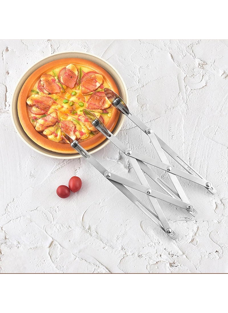 YQbest Stainless Steel 3 Wheels Pizza Cutter Dough Side Pastry Wheel for Kitchen Baking  - Image 3