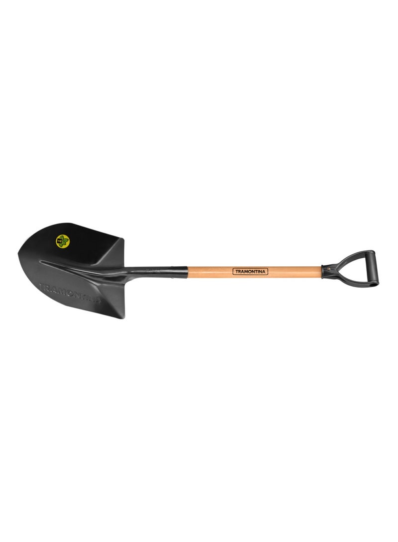 TRAMONTINA Since 1911, Made In Brazil - American Round Mouth Shovel with 71cm Wood Handle - Image 1