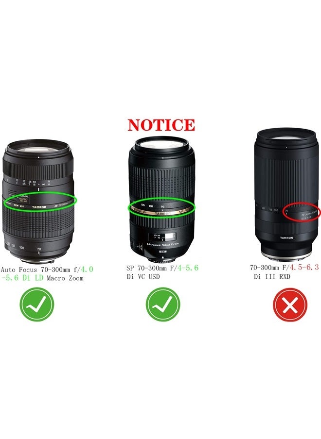 HUIPUXIANG 62mm Lens Cap Cover Compatible for Tamron Auto Focus 70-300mm f/4.0(Not for 4.5)-5.6 Di LD Macro Zoom,SP 70-300mm F/4-5.6 Di VC USD,HUIPUXIANG [2 Pack] 