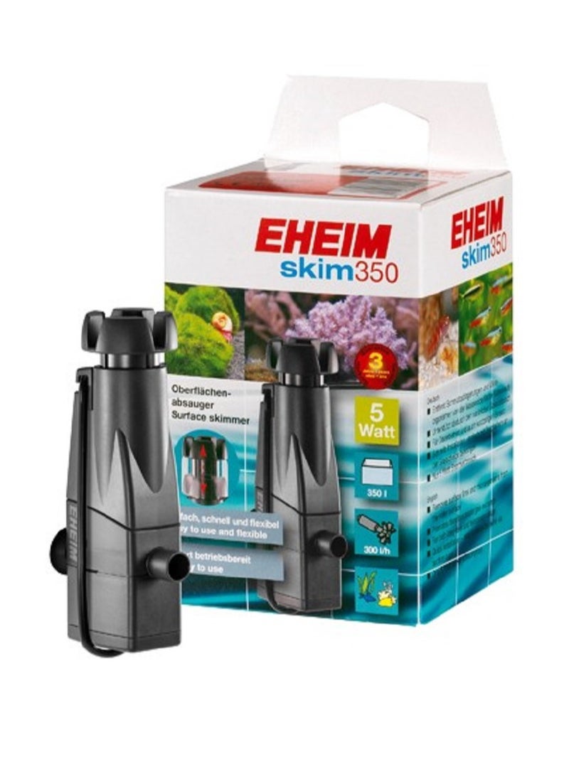 إيهيم EHEIM skim350 - مقشدة السطح الصغير لأحواض السمك الصغيرة حتى 350 لترا. بسيطة وسريعة ومرنة للاستخدام. 