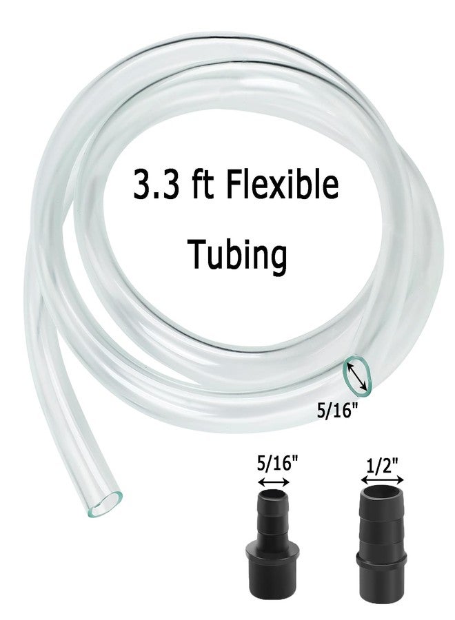 AQUANEAT Small Fountain Pump, 50 GPH Mini Submersible Water Pump with 3.3 ft Tubing, for Aquarium Fish Tank, Pet Water Fountain, Hydroponics, Pond Waterfall Filter Pump - Image 3