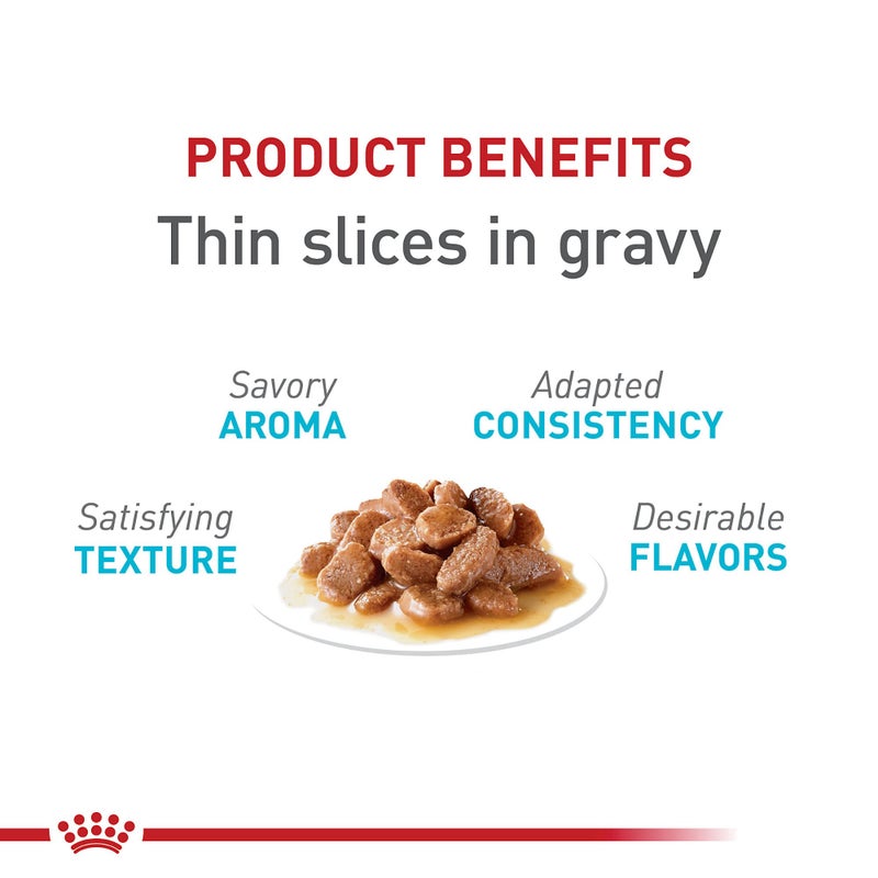 Royal Canin Feline Care Nutrition Urinary Care Adult Thin Slices in Gravy Cat Food, 3 oz (Pack of 12) - Image 2