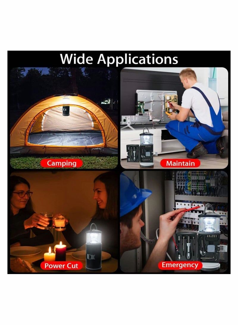 Y&D LED Camping Light, Multi-Function Lantern with Screwdriver Hardware Tool Kit, Rechargeable Outdoor Searchlight Flashlight, Perfect for Hiking,Fishing,Night Riding Lighting - Image 4