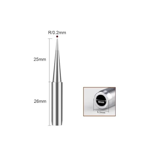 SolderFun 10X 900M-T Soldering iron tips For HAKKO 936,937,907 Atten, Quick, Aoyue, Yihua,Vastar,Sywon,Tabiger,SOAIY and X-Tronic soldering station (10 PCS 900M-T-LB) - Image 2