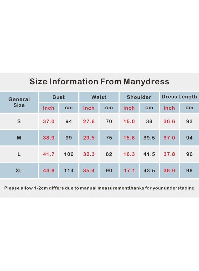 Manydress Women's Chiffon Floral Print V Neck Casual Mini Boho Ruffle Swing Dress MY068 117, Navy Print, S - Image 4