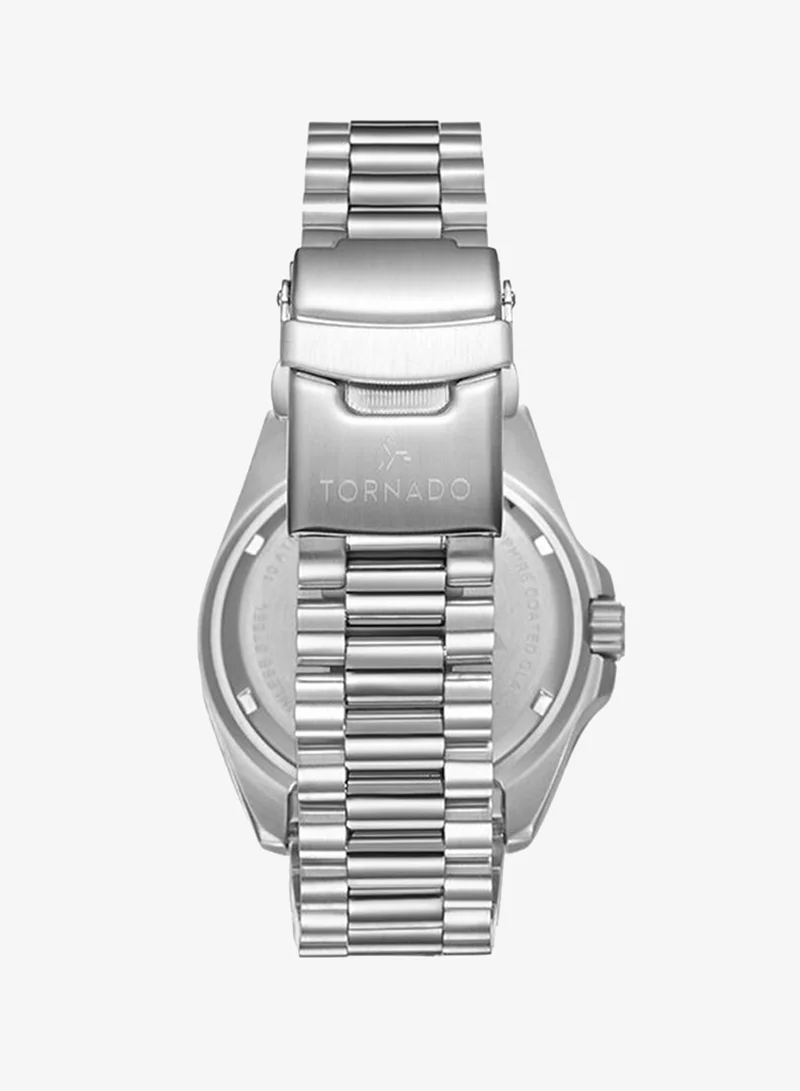 Tornado Green Men's Stainless Steel Analog Watch T22001-SBSHB - 42x50 mm for Men | Best Price UAE