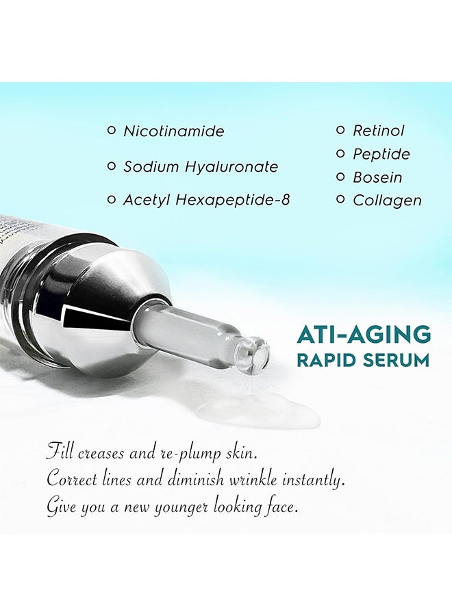 EELHOE Anti-Aging Rapid Serum,Wrinkle Cream for Face, Anti Aging Serum, Skin Tightening Cream for Face, Instant Face Lift Cream, Instant Wrinkle Remover for Face, Eye Bag and Neck 15ml - Image 3