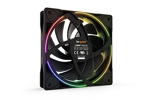 be quiet! Light Wings 120mm PWM High Speed Low Noise Premium ARGB Cooling Fan | 4-Pin | Ideal for Radiators and Heat Syncs | 3-Pack | Black | BL077 - Image 5