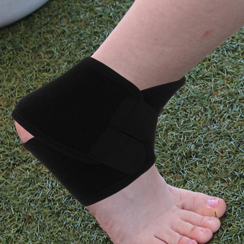 Ankle Support Brace 2 Pack Dark Color M Size Left Right Youth 32 37 Shoe Breathable Sport Pads Ankle Sleeve Foot Stability - Image 5