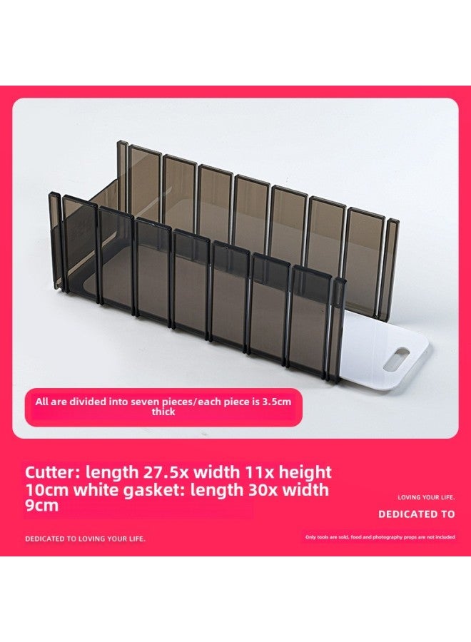 Professional Cake Roll Cutter Uniform Slicing Tool Commercial Bakery Kitchen Layering Aid Tool Durable Stainless Steel Material-Specifications:Cake Roll Slicer ] - Image 1