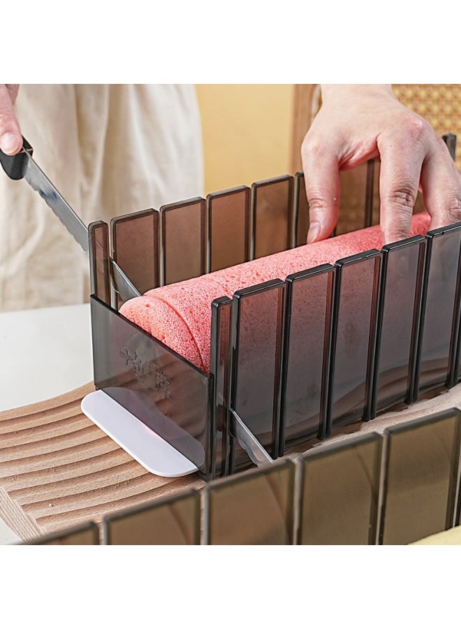 Professional Cake Roll Cutter Uniform Slicing Tool Commercial Bakery Kitchen Layering Aid Tool Durable Stainless Steel Material-Specifications:Cake Roll Slicer ] - Image 5