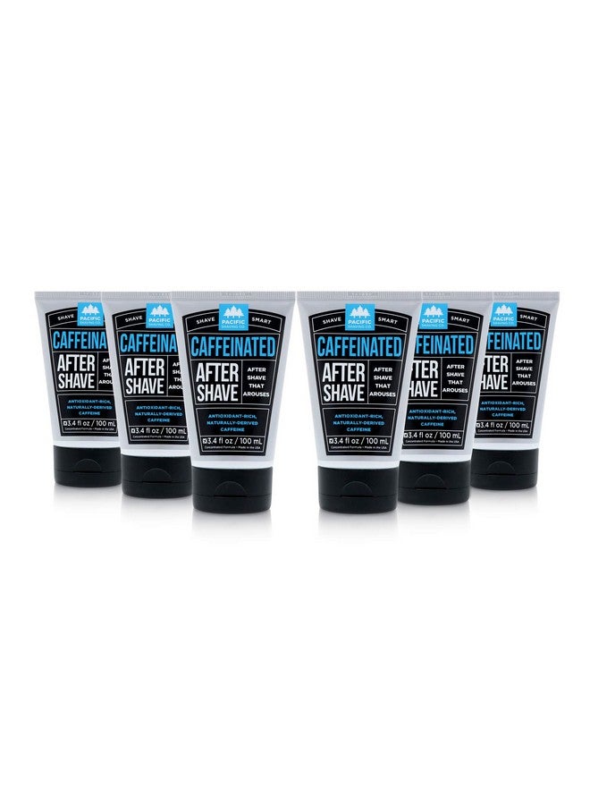 pacific shaving company Caffeinated Aftershavehelps Reduce Appearance Of Rednesswith Safenaturaland Plantderived Ingredientssoothes Skinparaben Freemade In Usa3 Oz (6Pack) - Image 1