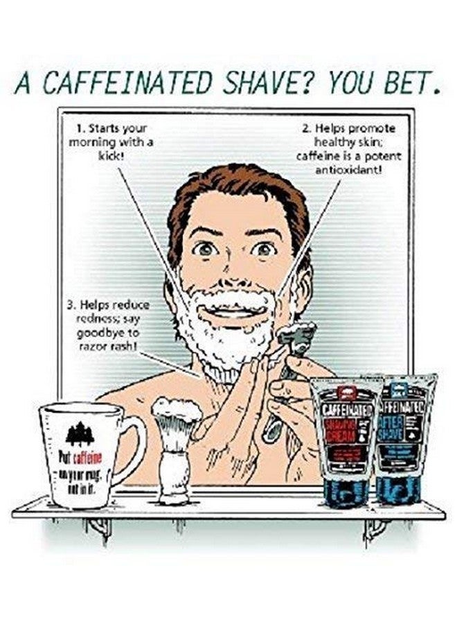 pacific shaving company Caffeinated Aftershavehelps Reduce Appearance Of Rednesswith Safenaturaland Plantderived Ingredientssoothes Skinparaben Freemade In Usa3 Oz (6Pack) - Image 5