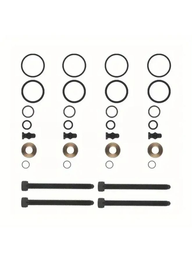 For VW Audi Seat Skoda 2 0 TDI Diesel Injector Seal Repair Kit 4 72x2 76x5 91 Inch 4 Pack With High Pressure Seals Copper Washers Fixing Bolts Common Rail System - Image 1